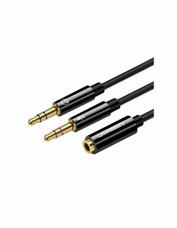 Кабель UGREEN AV140 (20899) Dual 3.5mm Male To 3.5mm Female Audi...