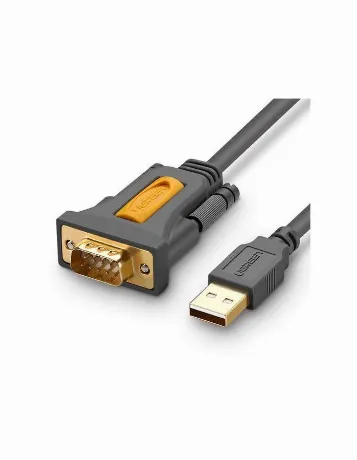 Кабель UGREEN CR104 (20211) USB 2.0 A To DB9 RS-232 Male Adapter...