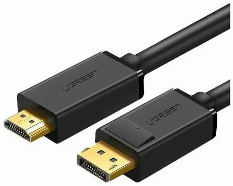 Кабель UGREEN DP101 (10202) DP Male to HDMI Male Cable. 2 м. чер...
