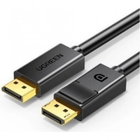 Кабель UGREEN DP102 (10211) DP Male to Male Cable. 2 м. черный