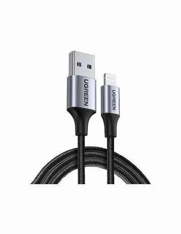Кабель UGREEN US199 (60157) Lightning to USB-A 2.0 Cable. 1,5м. ...