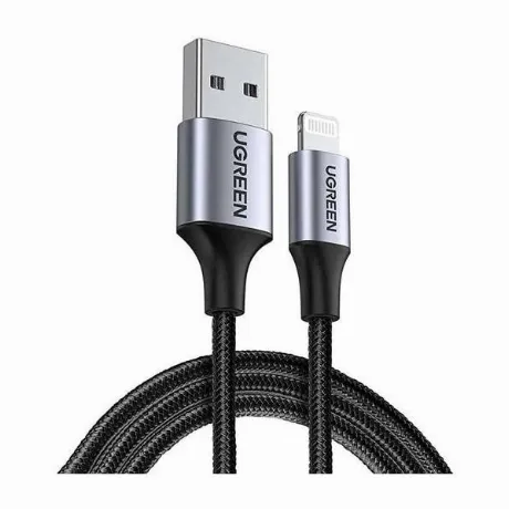 Кабель UGREEN US199 (60158) Lightning to USB-A 2.0 Cable. 2м. че...