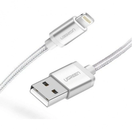 Кабель UGREEN US199 (60161) Lightning to USB-A 2.0 Cable. 1 м. с...
