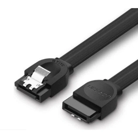 Кабель UGREEN US217 (30796) SATA 3 Data Cable. 0,5 м. черный