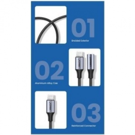 Кабель круглый UGREEN US211 (30756) Black - фото 8