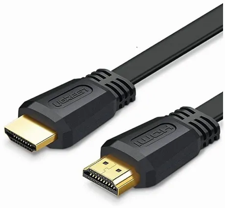 Кабель плоский UGREEN ED015 (70159) HDMI Flat Cable. 2 м. черный