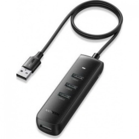 Хаб UGREEN CM416 (80657) USB 3.0 4-Port Hub. 1 м. черный