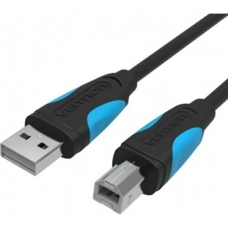 Кабель Vention USB 2.0 AM/BM  - 8м. Черный (VAS-A16-B800)