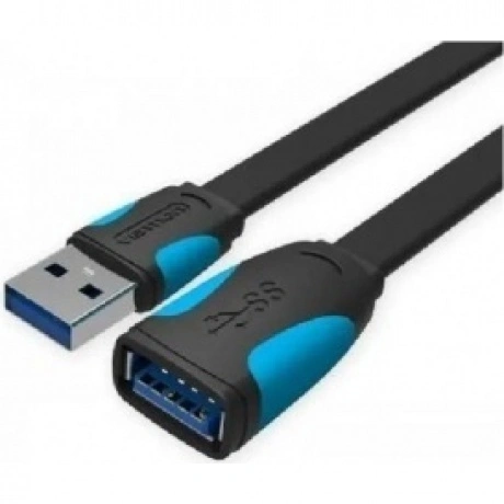 Кабель Vention USB 3.0 AM/AF - 3м плоский (VAS-A13-B300)