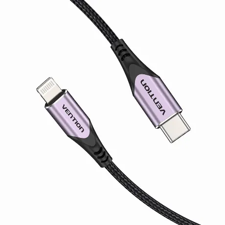 Кабель Vention USB 2.0 CM/Lightning 8M для iPad/iPhone - 1м. Фио...