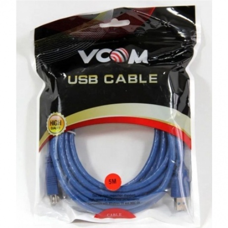 Кабель VCOM USB3.0 Am-Af 5m (VUS7065-5M) - фото 2