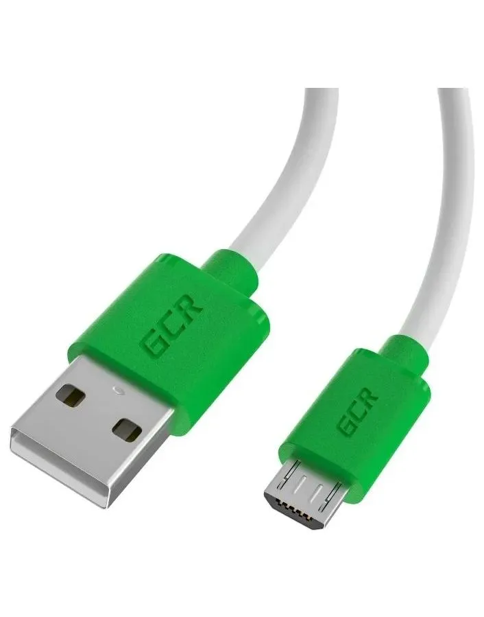 Кабель GreenConnect 0.3m MicroUSB, белый TPE (GCR-53281) - фото 4