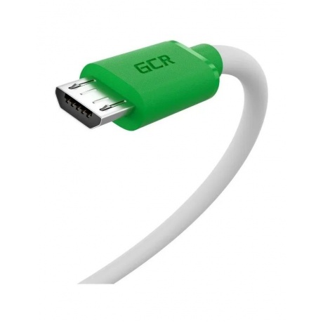 Кабель GreenConnect 0.15m MicroUSB, белый TPE (GCR-53285) - фото 3