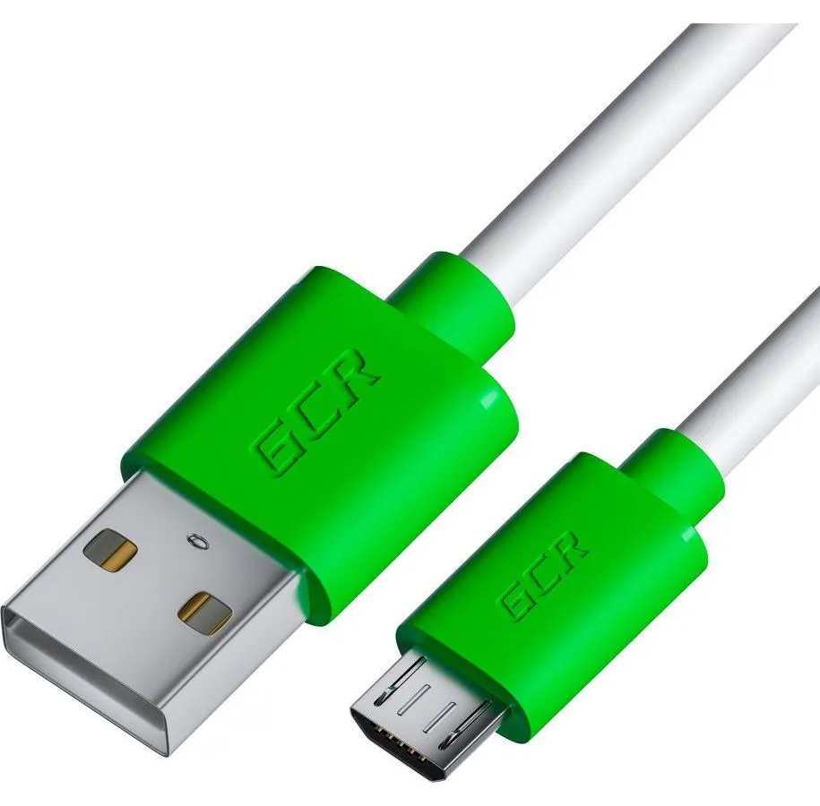 Кабель GreenConnect 1.5m MicroUSB, белый (GCR-53227) - фото 1