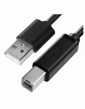 Кабель GreenConnect 0.3m USB 2.0, AM/BM, черный (GCR-52711)