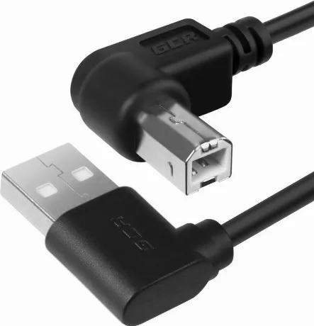 Кабель Greenconnect 1.0m USB 2.0, AM/BM, черный (GCR-AUPC5AM-BB2...