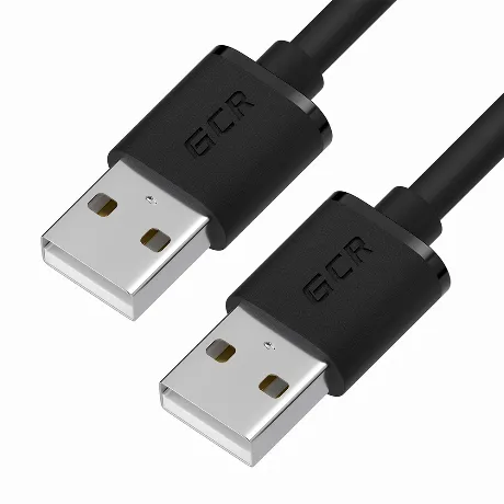 Кабель Greenconnect 3.0m USB 2.0, AM/AM, черный (GCR-UM5M-BB2S-3...
