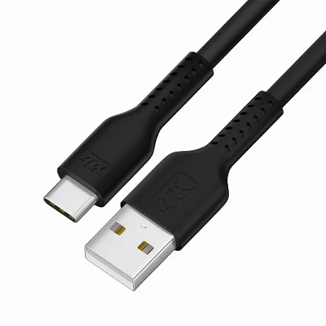 Кабель 4PH 1.0m TypeC, QC, черный (4PH-R90125)