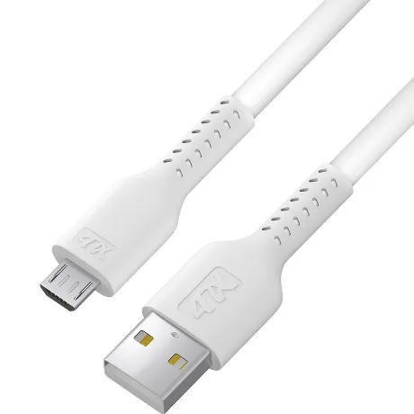 Кабель 4PH 0.5m MicroUSB, белый (4PH-R90065)