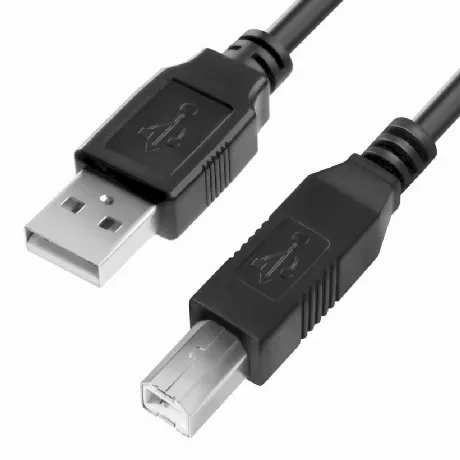 Кабель 4PH 1.0m USB 2.0, AM/BM, черный (4PH-R90014)