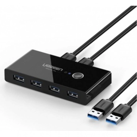 Хаб разветвитель портов UGREEN с переключателем 4хUSB 3.0 (30768...