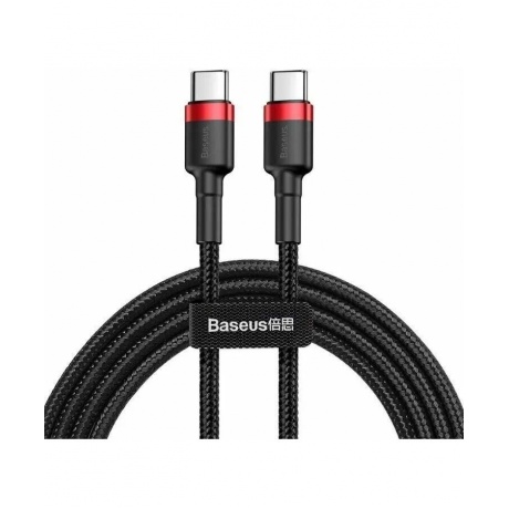 Кабель Baseus Cafule 1m Red/Black (CATKLF-G91) - фото 1