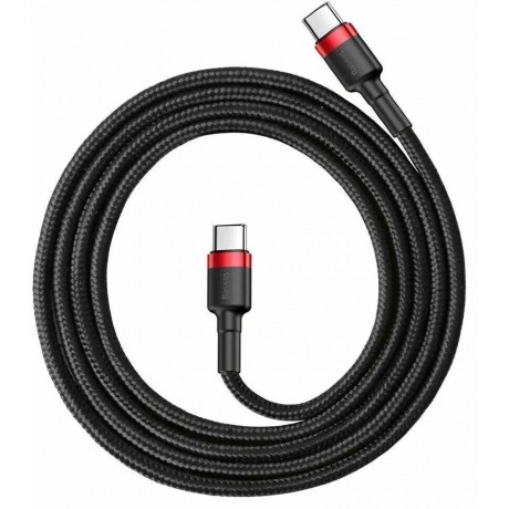 Кабель Baseus Cafule 1m Red/Black (CATKLF-G91) - фото 5
