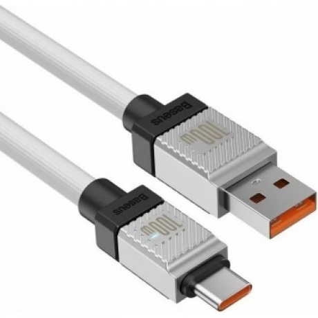 Кабель Baseus CoolPlay 100W 1m White (CAKW000602) - фото 2