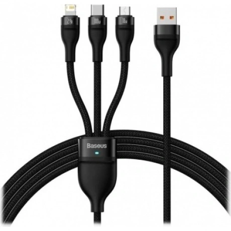 Кабель Baseus Flash Series II 1.2m Black (CASS030001)