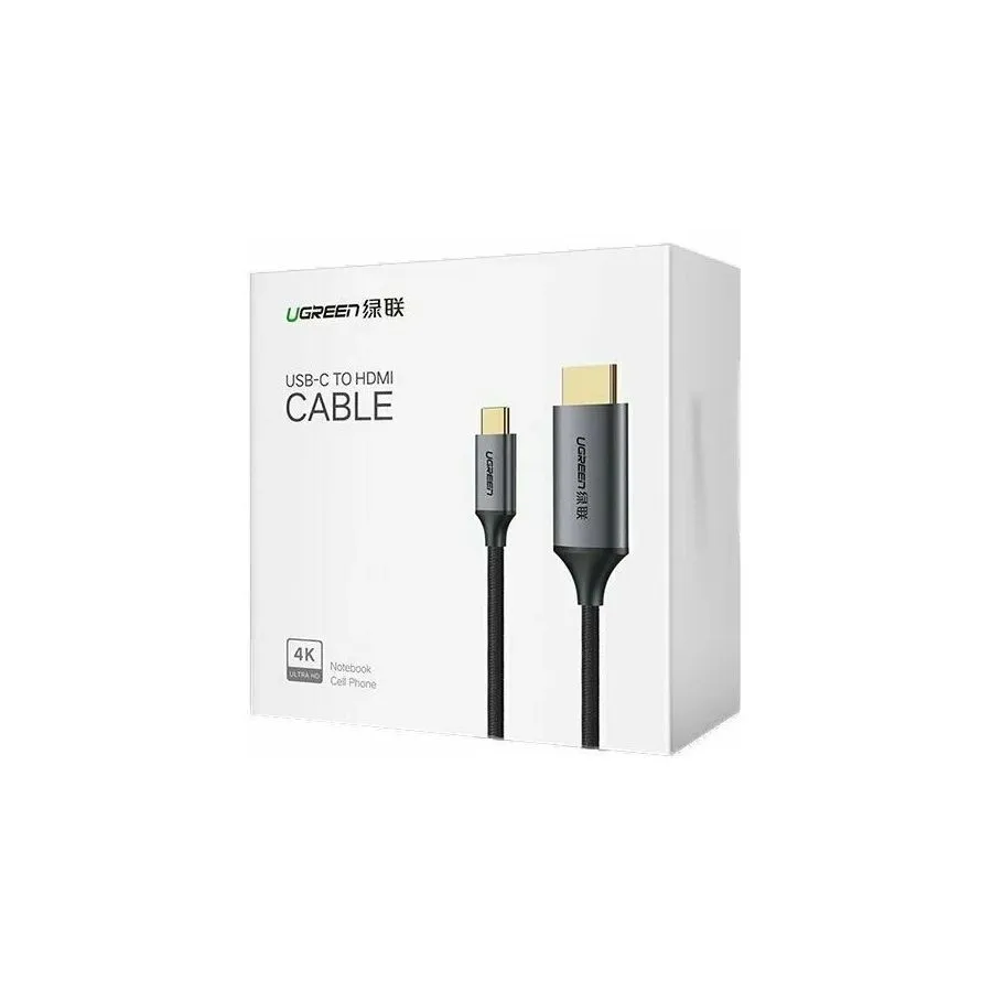 Кабель UGREEN MM142-50570 Gray Black (50570) - фото 4