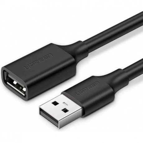 Кабель UGREEN USB 2.0 A Male to A Female Cable 1.5m US103 Black ...