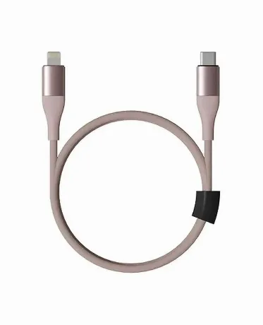 Кабель Solove DW5 DW5 PINK RUS USB Type-C (m)-Lightning (m) 1м р...