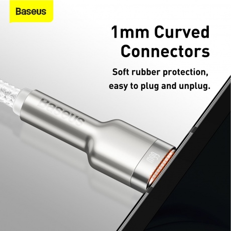 Кабель Baseus Cafule 2m White (CAKF000202) - фото 13