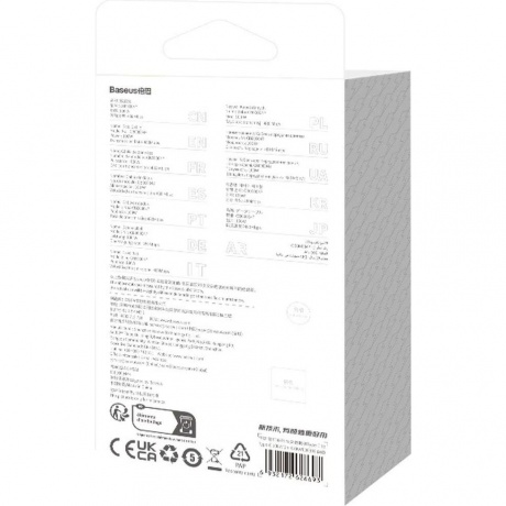 Кабель Baseus CoolPlay 100W 2м White (CAKW000302) - фото 7