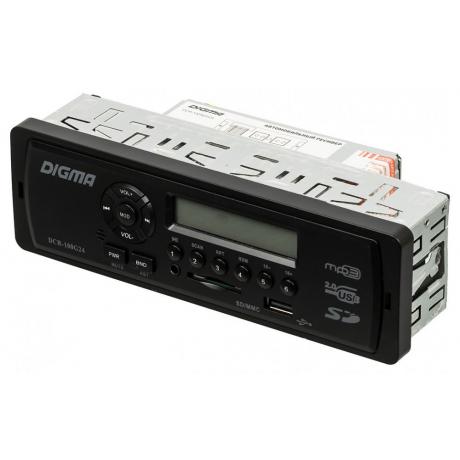 Автомагнитола Digma DCR-100G24 1DIN 4x45Вт - фото 2