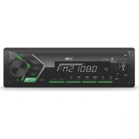 Автомагнитола ACV AVS-814BG 1din/зеленая/Bluetooth/USB/AUX/SD/FM...