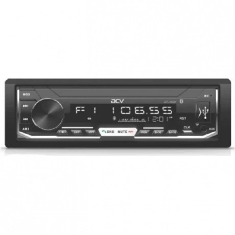 Автомагнитола ACV AVS-816BW 1din/белая/Bluetooth/USB/AUX/SD/FM/4...