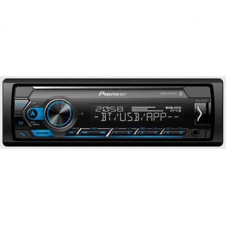 Автомагнитола Pioneer MVH-S325BT 1DIN 4x50Вт 1 ПДУ RDS - фото 1