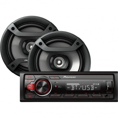 Автомагнитола Pioneer MXT-S216BT 1DIN 4x50Вт 1 - фото 1