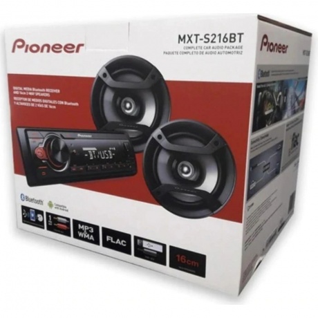 Автомагнитола Pioneer MXT-S216BT 1DIN 4x50Вт 1 - фото 2