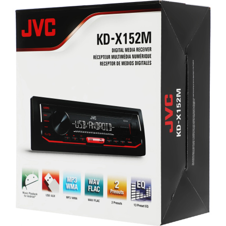 JVC KD-X152M Магнитола - фото 3
