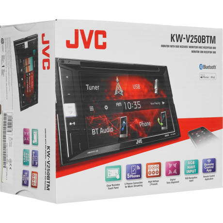 JVC KW-V250BTM DSP Автомагнитола - фото 9