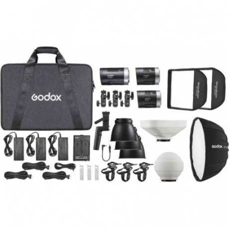 Комплект светодиодных осветителей Godox ML-KIT2 для видеосъемки - фото 1