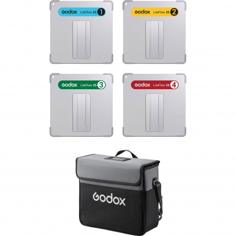Комплект кино-рефлекторов Godox Knowled LiteFlow 25 Kit - фото 5
