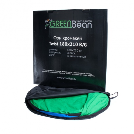 Фон хромакей GreenBean Twist 180 х 210 B/G - фото 4