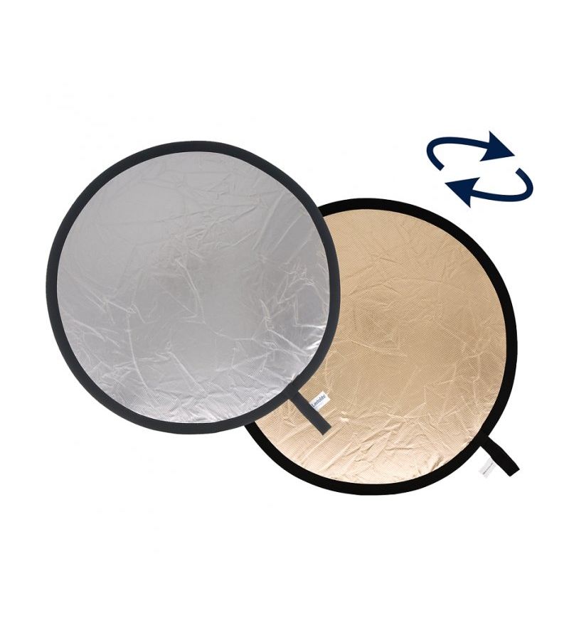 Отражатель Lastolite LL LR1236 серебристый/мягкое золото 30см
