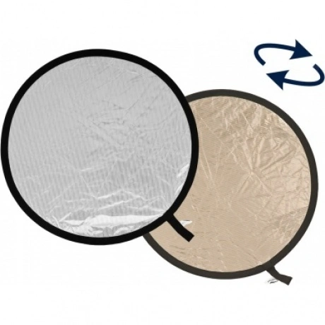 Отражатель Lastolite LL LR3828 золотистый/мягкое серебро 95см