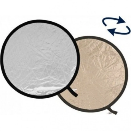 Отражатель Lastolite LL LR4828 золотистый/мягкое серебро 120см