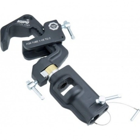 Зажим с головкой KUPO KCP-150 SWIVELING PIPE C CLAMP W/ UNIVERSA...