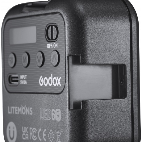 Осветитель светодиодный Godox LITEMONS LED6R RGB накамерный - фото 3